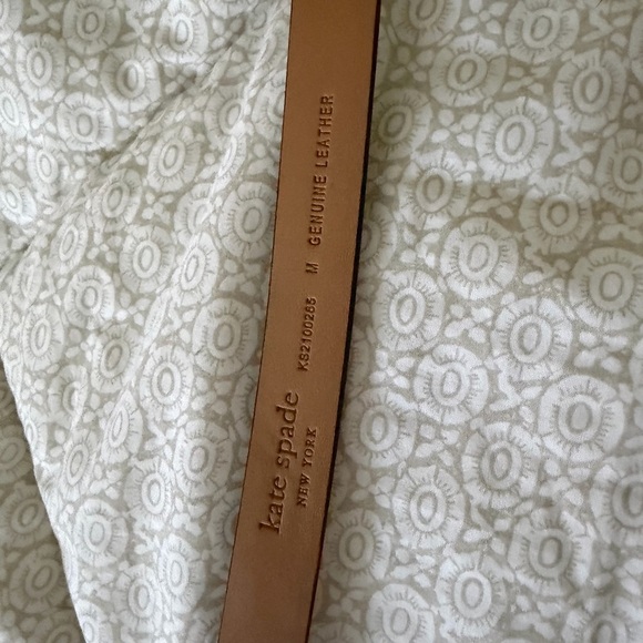 Kate Spade Lemon Print Belt - Yellow and Green - Picture 3 of 6